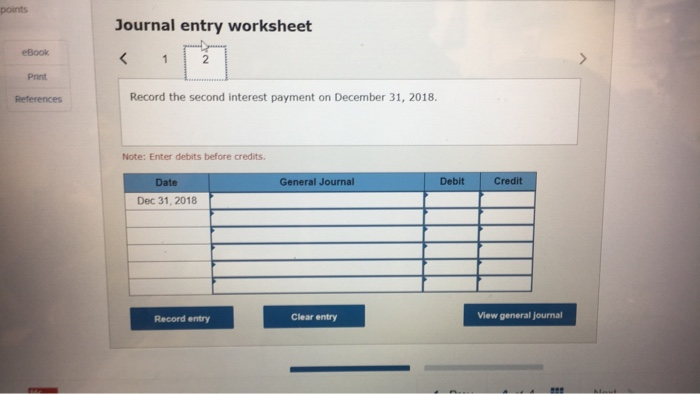 3. Complete the below table to calculate the total bond interest expense