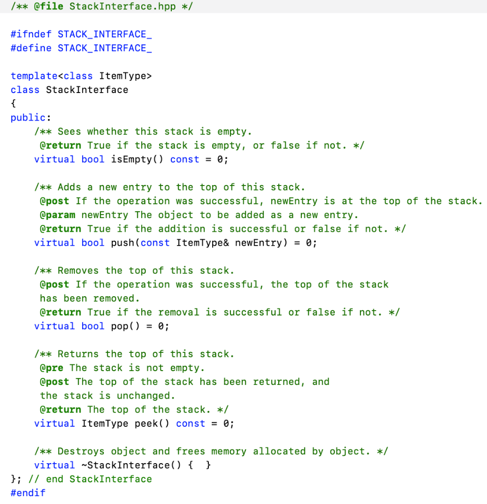 int checkPostfix(string expression); //Function to check if character is a digit bool
