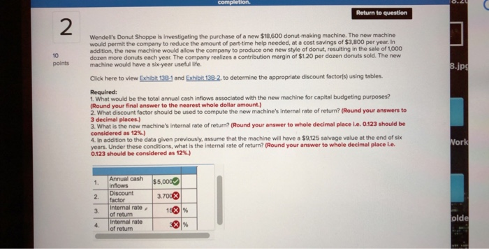  Please answer 2-4 step by step. Thanks you ! Return to