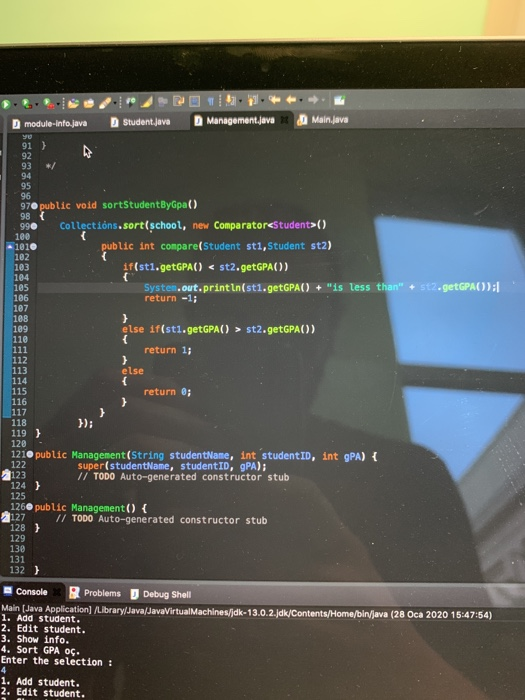I want to compare two objects in ArrayList by their specific property