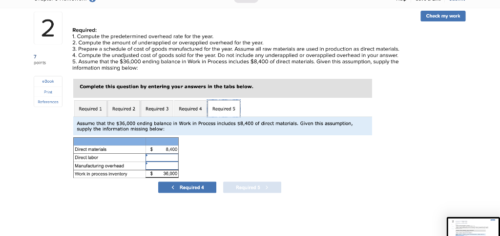 for the year. 3. Prepare a schedule of cost of goods manufactured