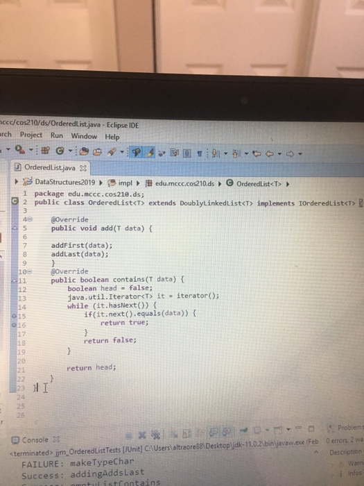 with JUnit test. From page 4 to 9 are my doubly linked