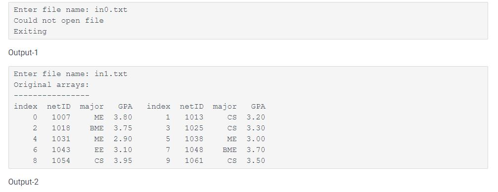 the user will be prompted for the value of n, and the