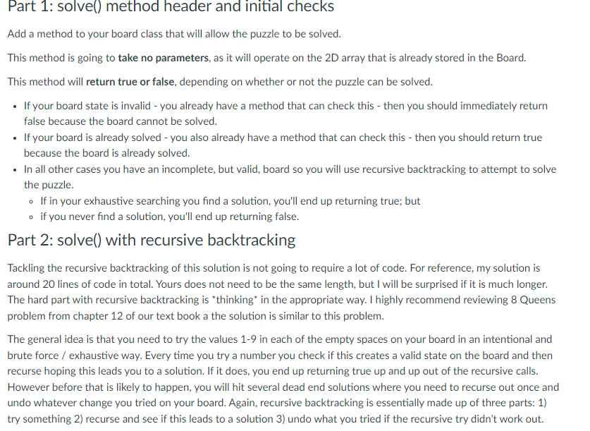 final int SIZE = 9; protected char[][] myBoard; public MySudokuBoard(String theFile) {
