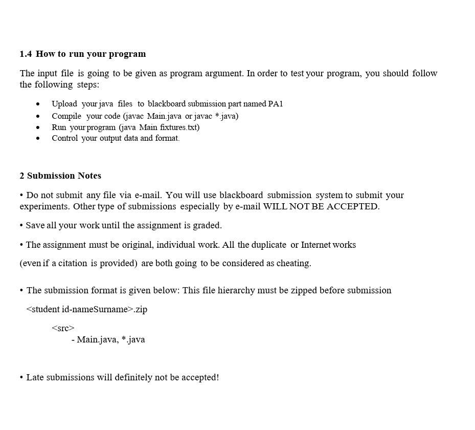  PROGRAMMING ASSIGNMENT 1 Due Date: 06.11.202323:59 1 Problem Write an object
