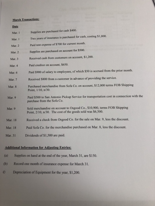balances in the T- Accounts in the Accounting Records Package. On page