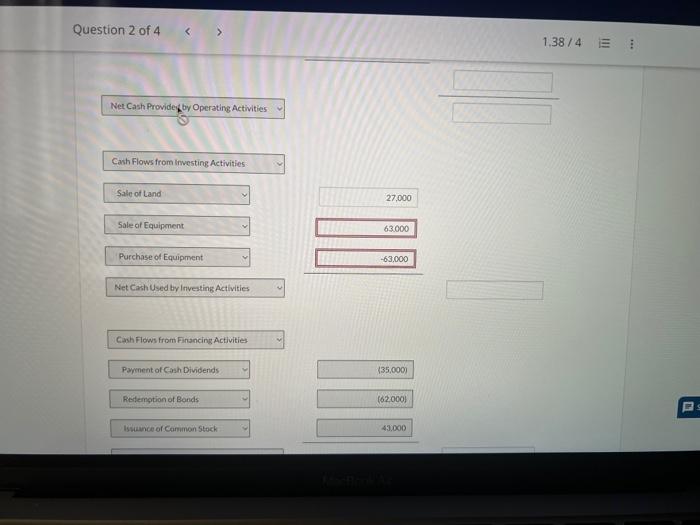 dividends of $35,000 were declared and paid. 3. Bonds payable amounting to