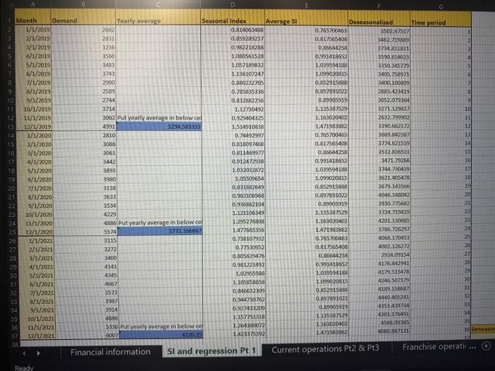  D E 9 10 11 12 12 141 15 Month Demand