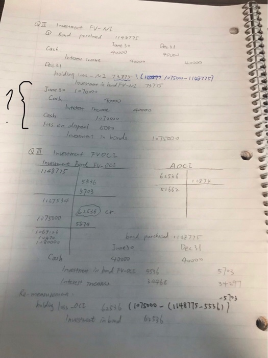Question 2 (ii) (iii) and Question 3 (ii) (iii) I think INVESTMENT
