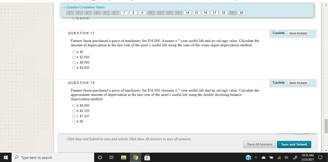  A Question Completion Status: 10 20 30 40 7 9 100