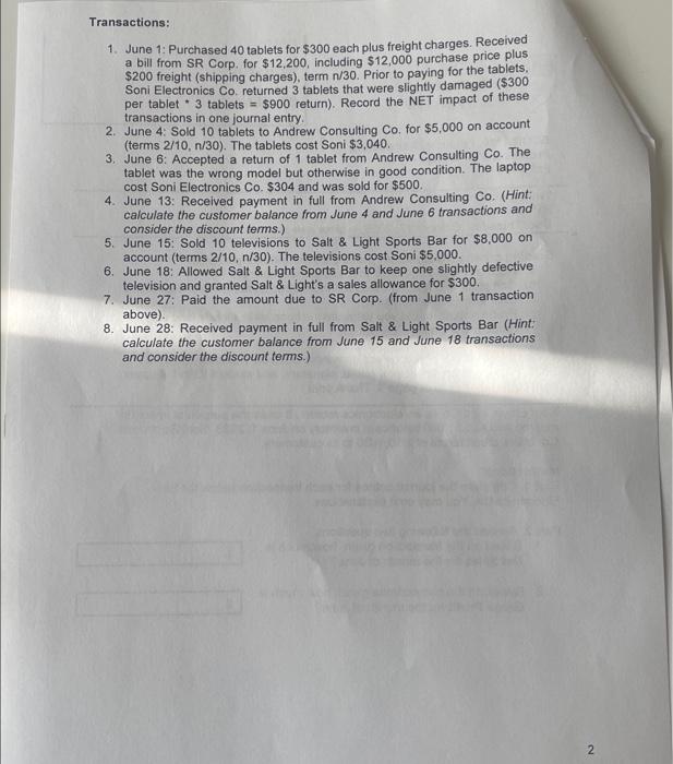 inventory method and had $1,000 balance in inventory on June 1, 2023.