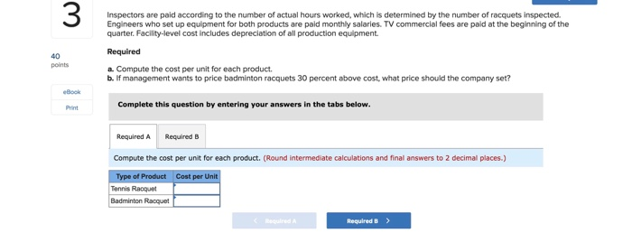 system cost data LO 5-1, 5-2, 5-3 Munoz Sporting Goods Corporation makes