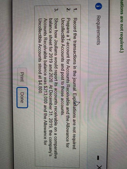 receivable from Davidson Antiques. Dec. 31 One of its customers, Claire Ltd.,