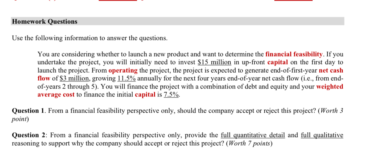  !!!FINANCEEEE!! PLEASE HELP!!!Use the following information to answer the questions. You