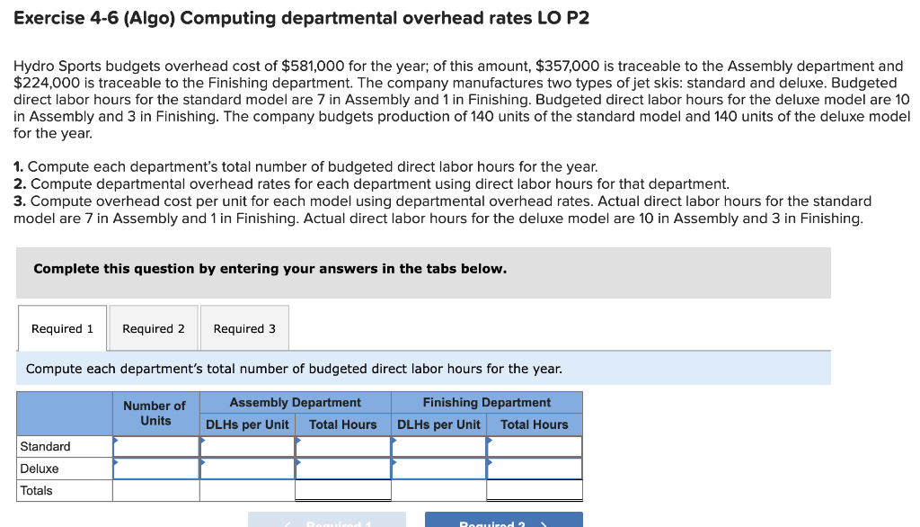 Exercise 4-6 (Algoplease help, will give thumbs up Exercise 4-6 (Algo) Computing