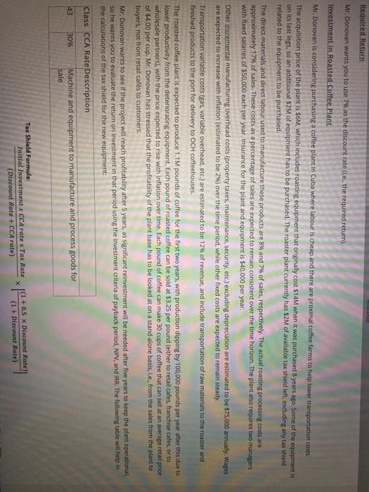 by the instructor. These cases will be complex in nature and will