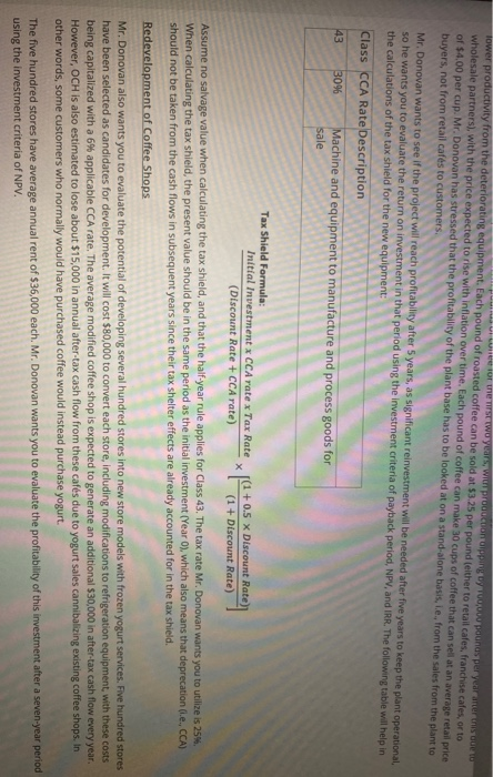 require the application of course concepts to real-word business situations. Each case