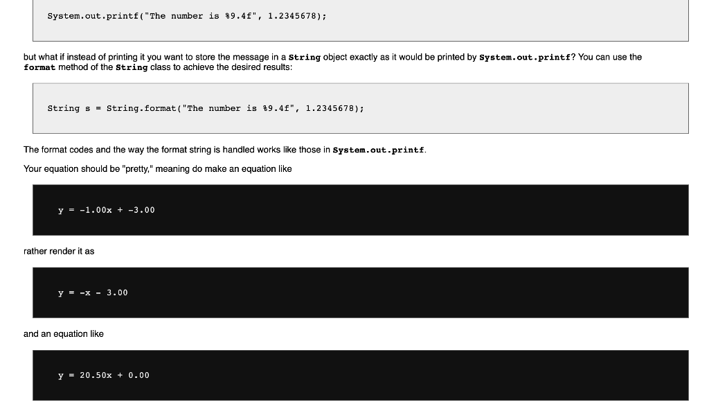 class you will implement five class methods. - Testgeometry jaya. This program