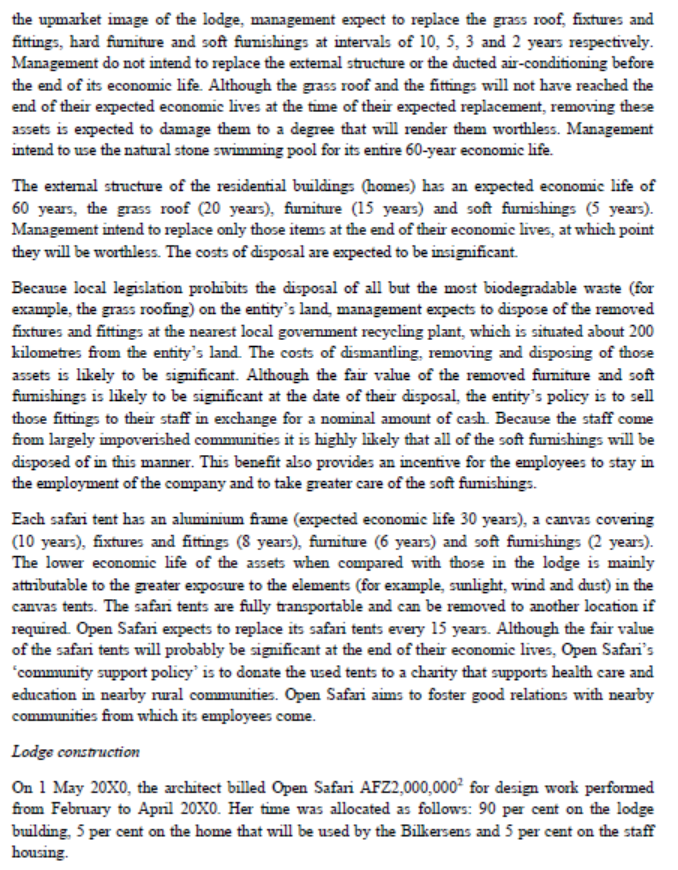 and some staff possess specialised skills that are essential for Open Safaris