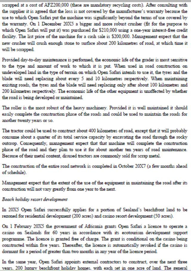 estimates to be made in respect of each item of PPE even