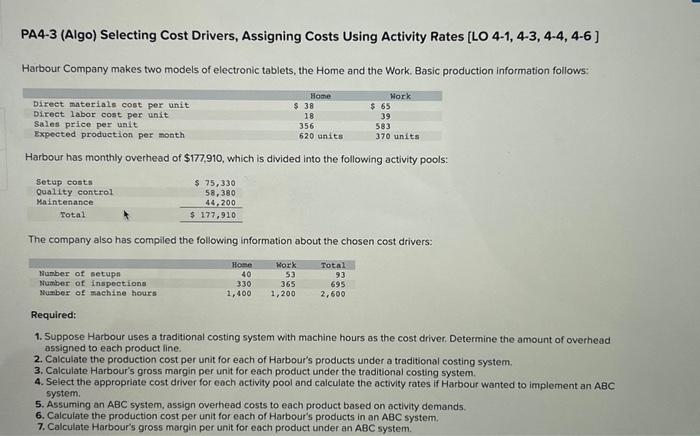  please help Complete this question by entering your answers in the