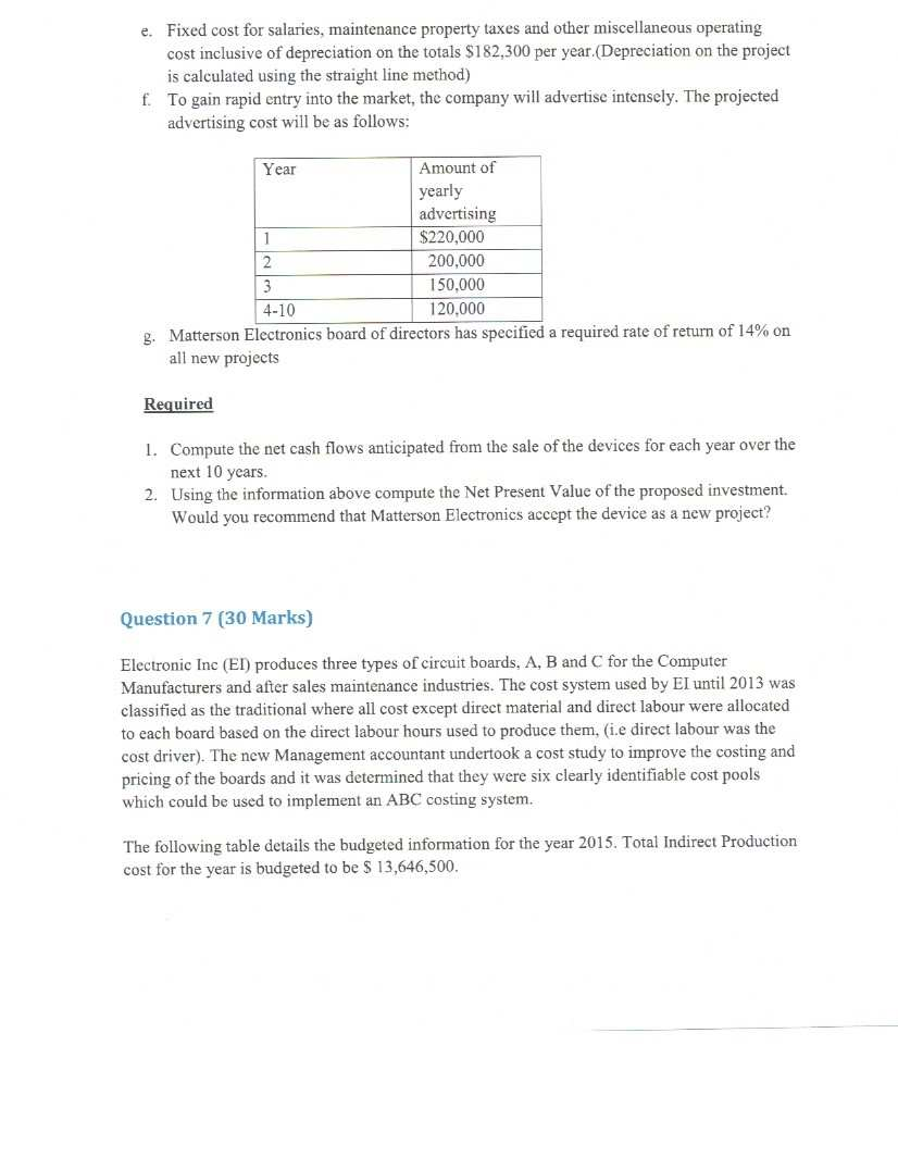 the methods which should be adopted in the future. Question 2 (50