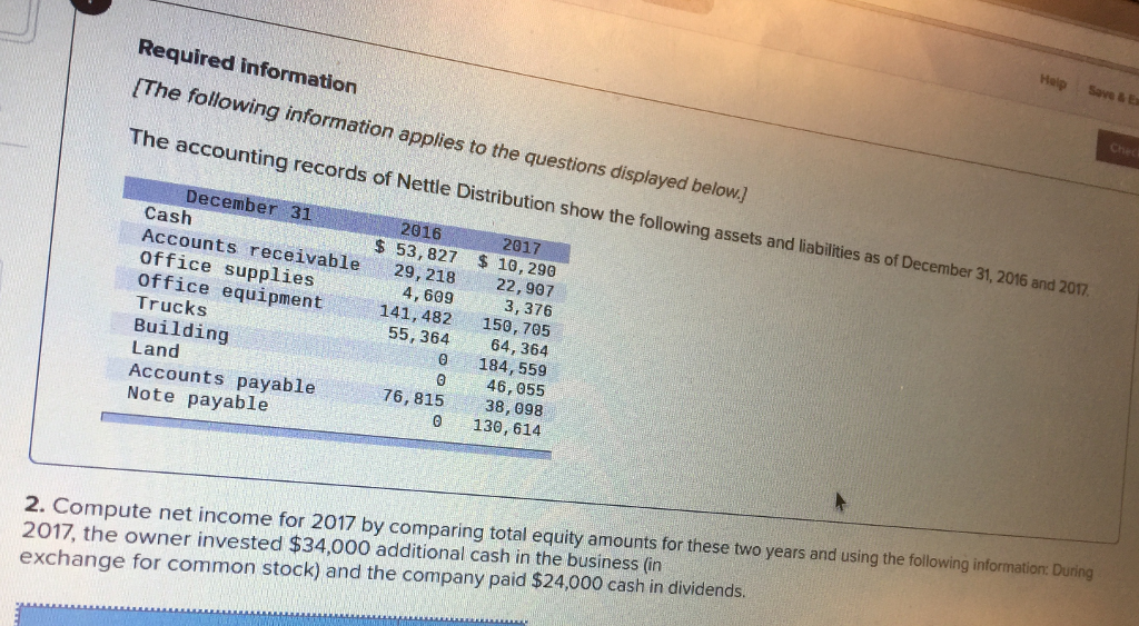  Help Save & Ea Required information The following information applies to