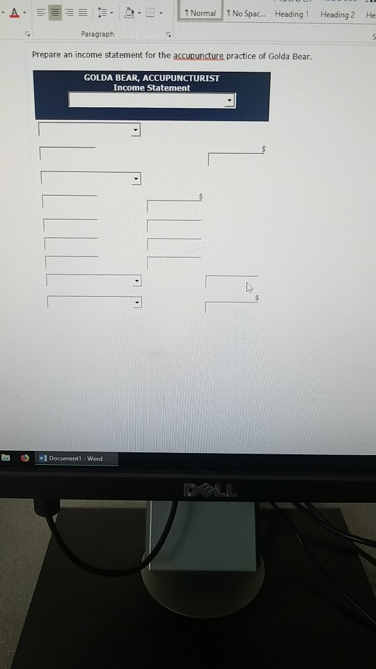 month of September, 2016 Owner's Capital, September 1 $47,000 Accounts payable 35,000