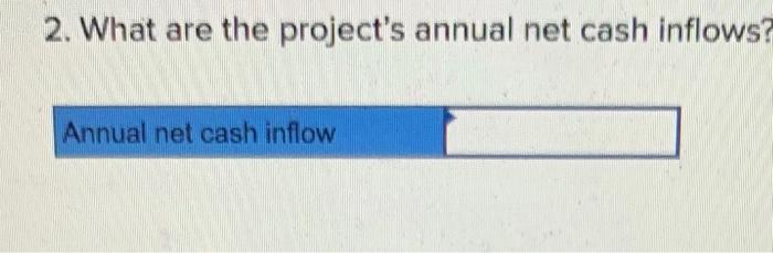 $2,915,000 Investment in equipment with a useful life of five years and