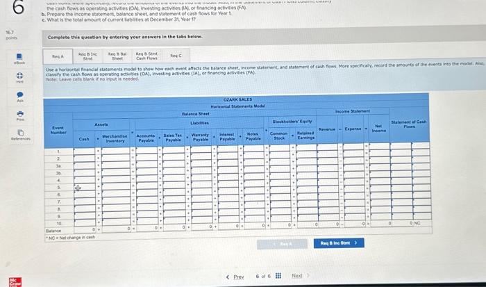 (Algo) Current liabilities LO 7-1, 7-2, 7-4, 7-10 The following transactions apply