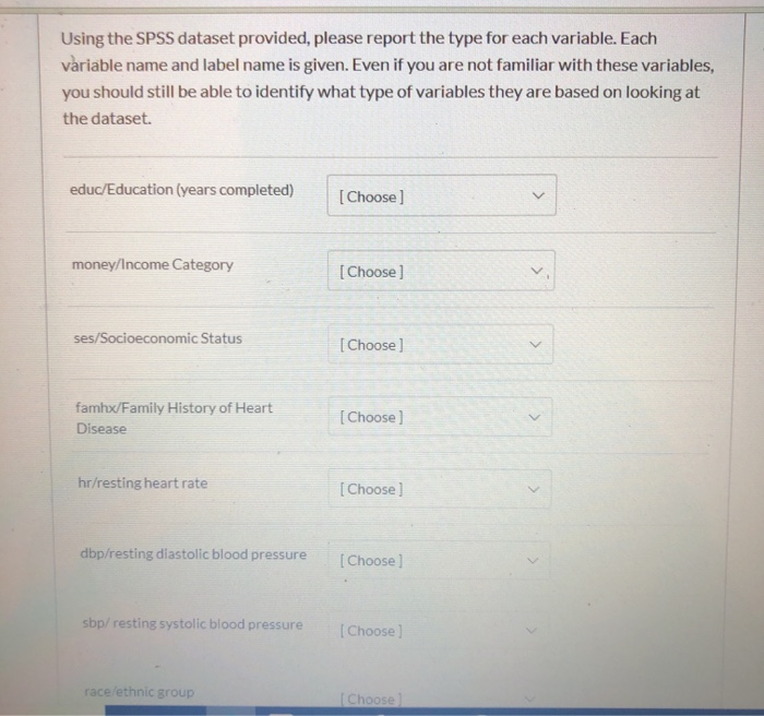  I previously asked this question and was given numeric for each