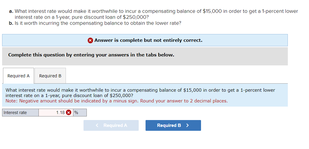  a. What interest rate would make it worthwhile to incur a