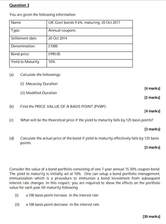  Please do help with the whole question. Appreciate it. Question 3