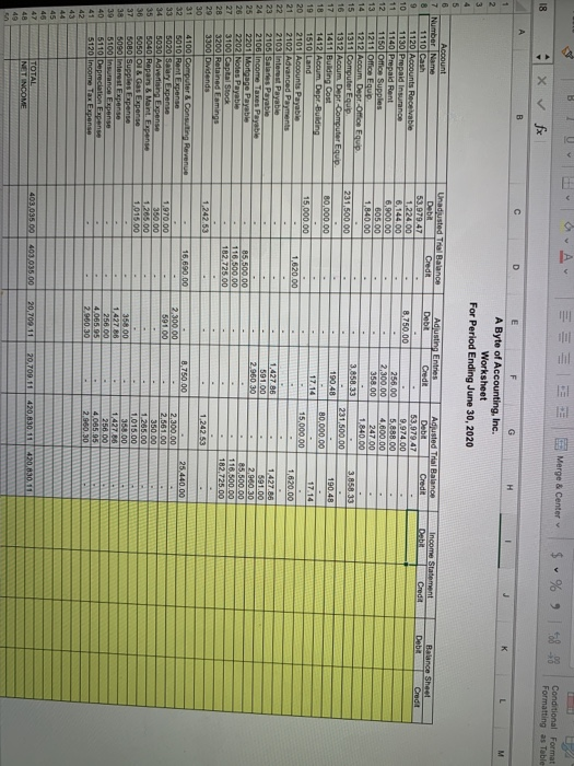 i need help with the worksheet in the accouting cycle. the income