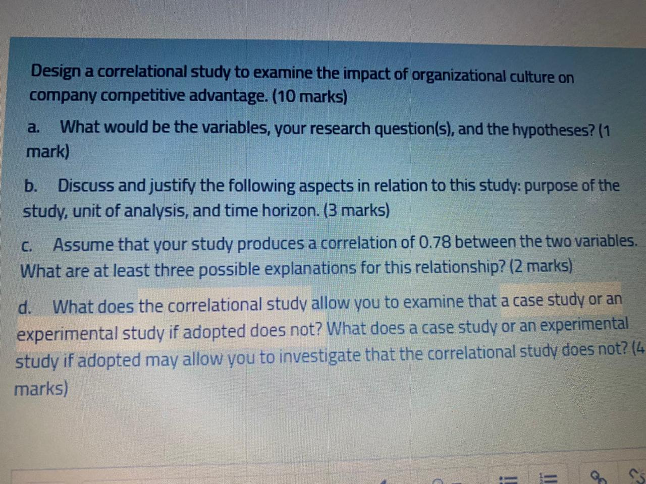 Answer The Question below please Urgent in short paragraphs Design a correlational