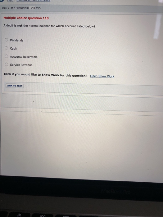 in one place the complete effect of a transaction. Click if you