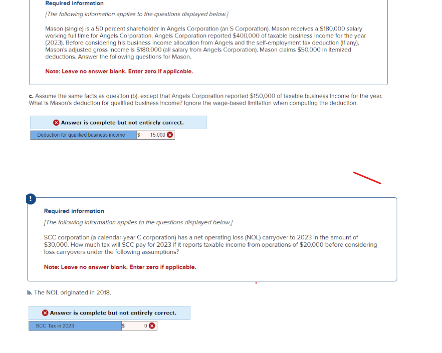  Mason (single) is a 50 percent shareholder in Angels Corporation (an