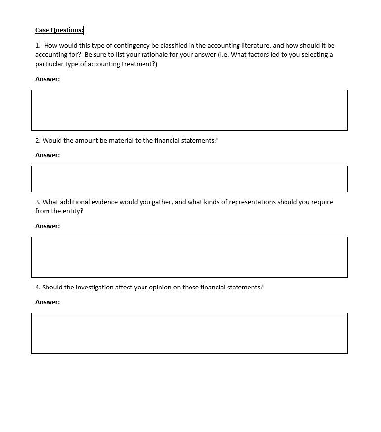 free to answer the questions within this document, below each question. In