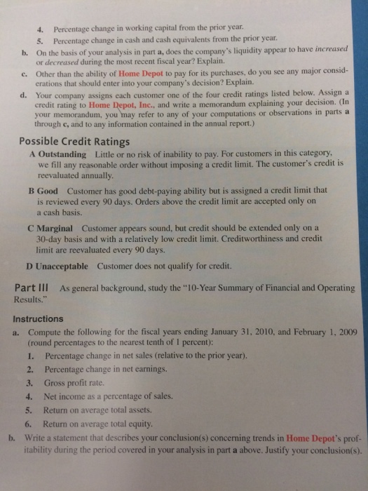 the 2009 financial statements .Home Depot, Inc., reproduced in Appendix A of