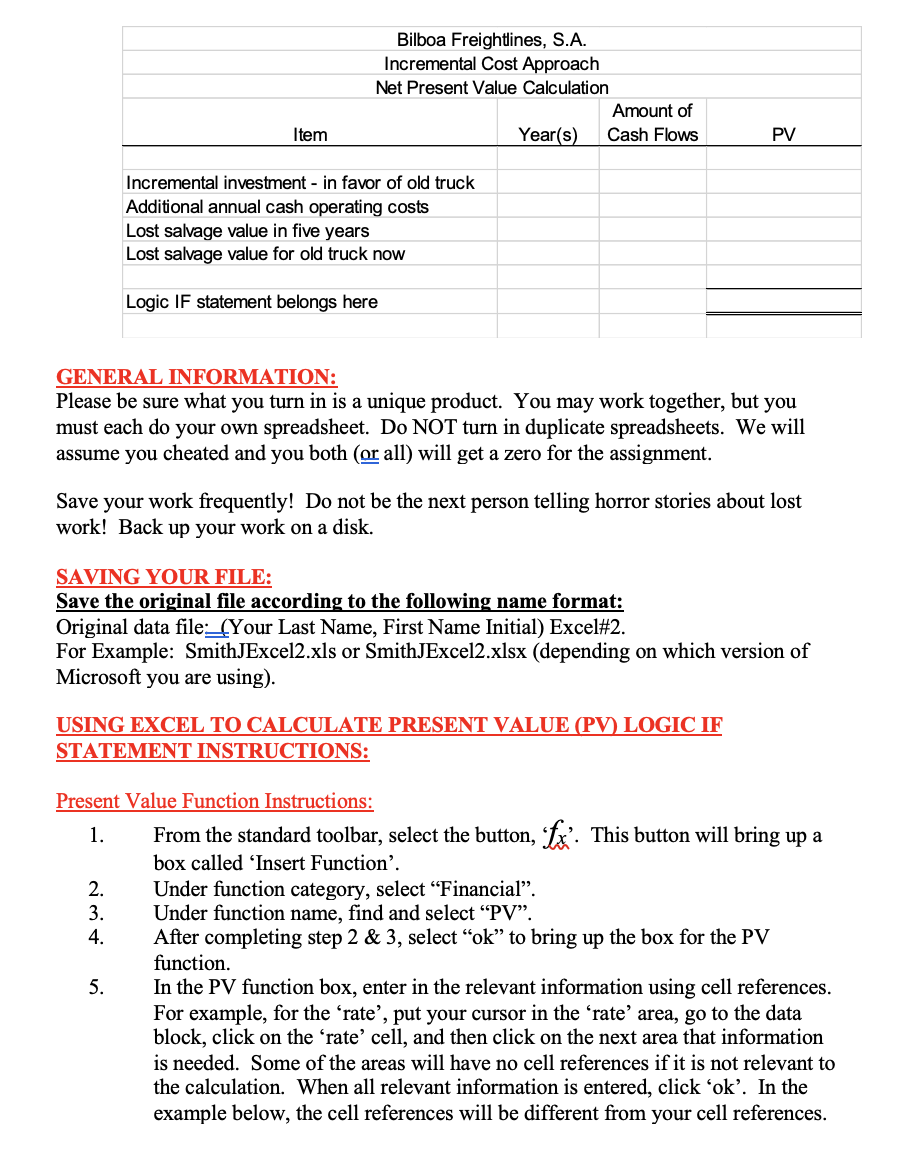 requirements for P12-28 on page 603 of your textbook. - Do the