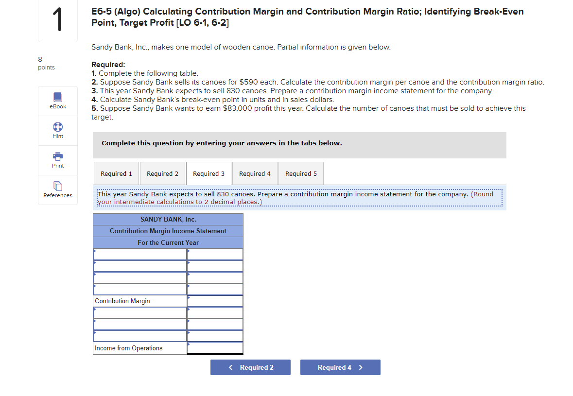 model of wooden canoe. Partial information is given below. 8 points Required: