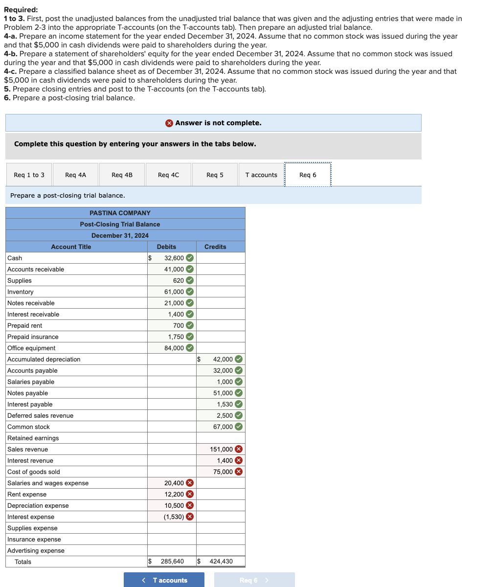 balance) Required information [The following information applies to the questions displayed below.]