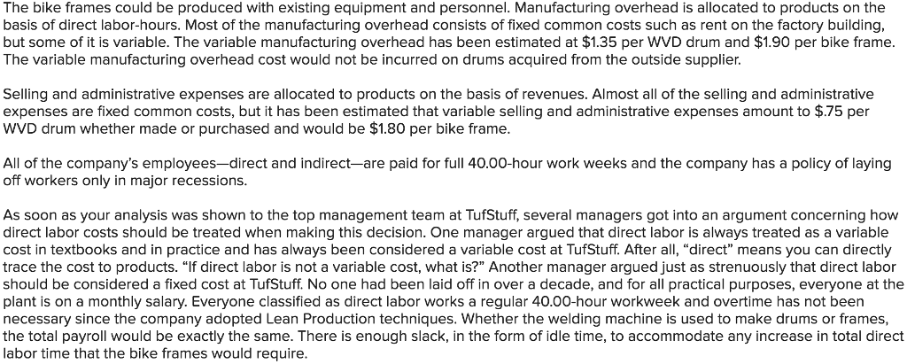 (Not all fit in the Screenshot.) TufStuff, Inc., sells a wide range