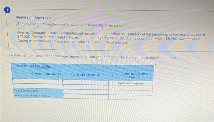 could you please post on a spreadsheet Required information [The following information