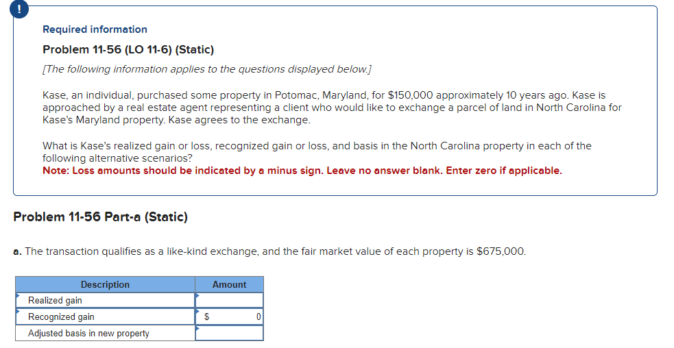 I need help with this PART A AND B Required information Problem