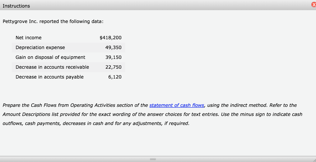 This is all one problem and I really need help :( Instructions