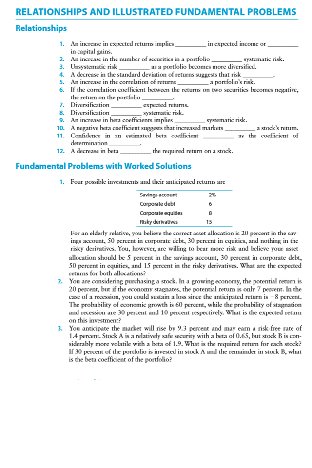 I basically konw the answer but I also need explanations on why