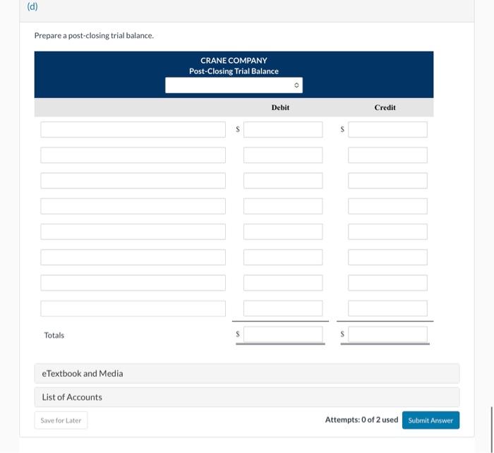 Labilities: Accounts Payable Salaries and WaBes Payable Total Current Liabilities Owner's Equity