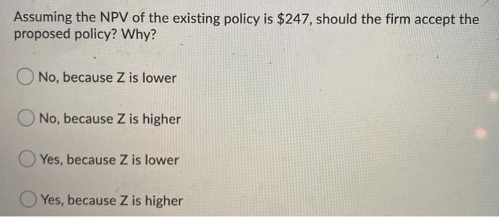 Daily Credit Sales (S) $2,739.73 $3,150.68 Cash Discount Offered -% (d) 1%