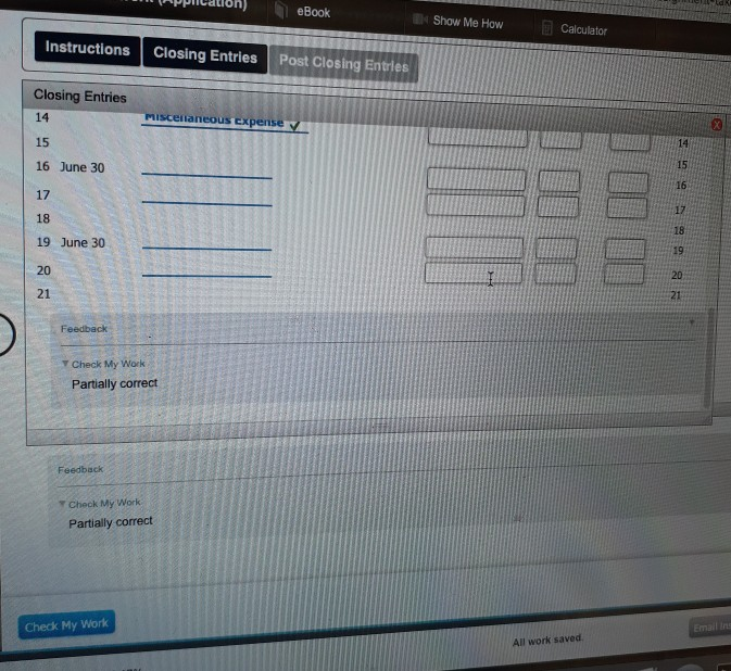 Bal. Wages Payable Pantally com Instructions Closing Entries Post Closing Entries Instructions